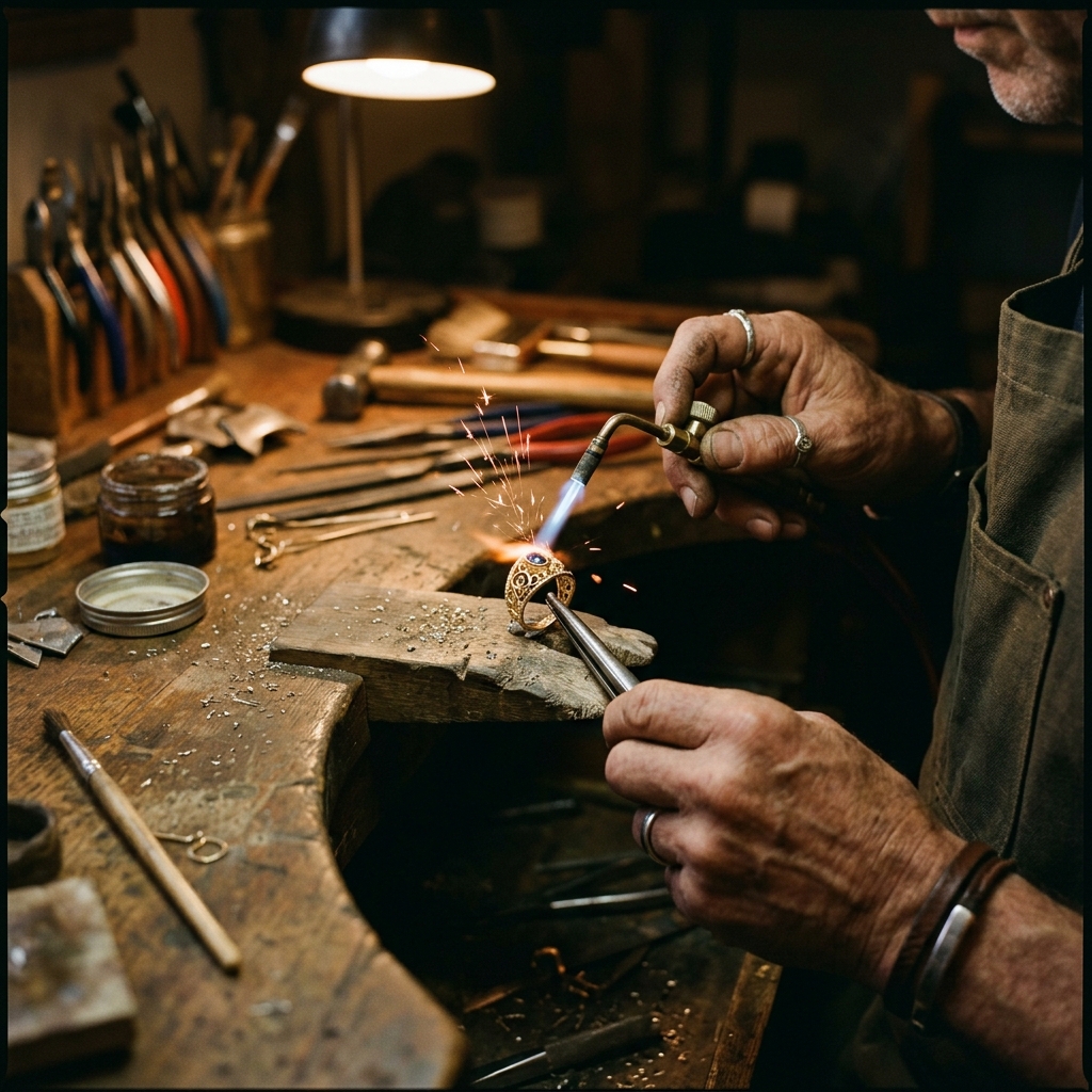 Master artisan at work