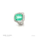 Anel Esmeralda Colombiana Octogonal — Colômbia Emerald — Isabel Oliveira