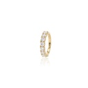 20-Meia Aliança 7 Brilhantes 1,48ct H VS2 4,46g Ouro Amarelo 18k - Coleção Soulmates