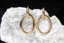 Brinco Elo Liso Articulado 27mm 4mm 5,80 a 5,90g Ouro Amarelo 18k - Coleção Argolas Daily
