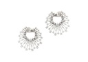 Brinco Explosion 254 Brilhantes 6,25ct 24,0g Ouro Branco 18k