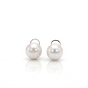 Brinco Pérola South Sea Redonda 15-16 mm 11,79g Ouro Branco 18k - Coleção Over The Moon