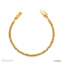 Pulseira Elo Cartier Maciço Fecho Gaveta 21cm Ouro Amarelo 18k