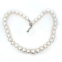 Colar 37 Pérolas South Sea Redonda 12-14 mm Fecho Mosquetão com Extensores 50cm 78,88g Ouro Branco 18k - Coleção Over The Moon