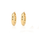 Argola 25mm Ouro Amarelo 18k