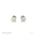 250-BRINCO Solitario Brilhante 5,07CT H VVS1 3,18G Ouro Branco 18K - Certificado Egl 1701891431/1701891330 - Coleçao Only You
