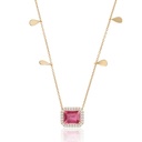 Colar Rubelita 2,67 ct · Ouro Amarelo 18k