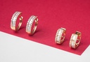 Colar Laço 62 Brilhantes 0,25ct 44 Baguetes 0,17ct 4,10g Ob