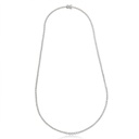 Colar Riviera Caixa Coroa 159 Brilhantes 2,96ct 44cm 11,12g Ouro Branco 18k - Coleção Rivieras