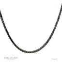 Colar Riviera Cartier 206 Brilhantes Black 12,23ct 50cm 21,00g Ouro Branco 18k - Coleção Rivieras