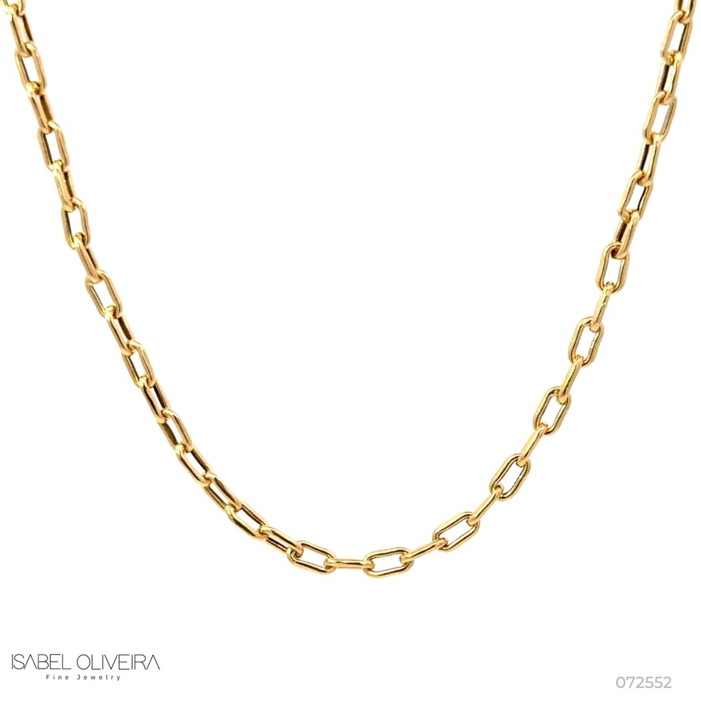 [072552] Corrente Cartier 60cm 5,30g Ouro Amarelo 18k - Coleção Elos Power