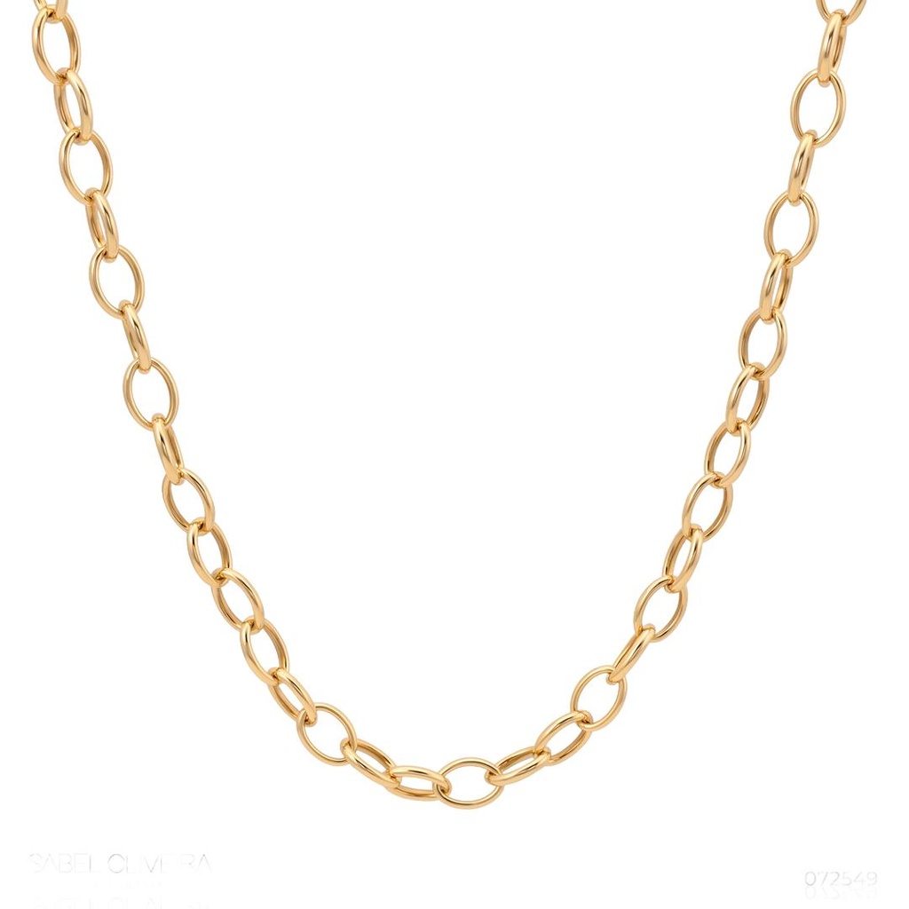 [072549] Corrente Elo Elos Power · Ouro Amarelo 18k