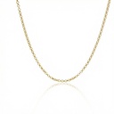 Corrente Elo Português P 40cm 1,80g a 2,30g Ouro Amarelo 18k - Coleção Elos