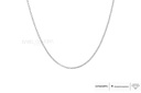Corrente Elo Portugues PP 60CM 1,90G Ouro Branco 18K - Coleçao Elos