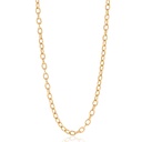 Corrente Elos Ovais Ocos 42cm 13,80g Ouro Amarelo 18k - Coleção Elos Power