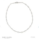 30-Colar Faca Degradê 21 Brilhantes 5,14ct H VS2 19,96g 45cm Ouro Branco 18k - Coleção Rivieras