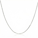 Corrente Veneziana G 45cm 2,20 a 2,80g Ouro Branco 18k - Coleção Elos