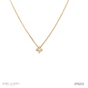 30-Colar Ponto de Luz Brilhante 0,31ct H VS2 Corrente Cartier 46cm 2,01g Ouro Amarelo 18k - Coleção Only You