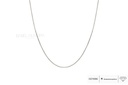 Corrente Veneziana G 70CM 3,40 a 4,200G Ouro Branco 18K - Coleçao Elos