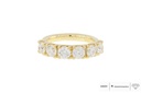 30-Meia Aliança 6 Brilhantes 1,88ct 5,90g Ouro Amarelo 18k - Coleção Soulmates