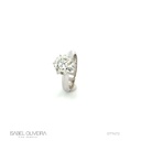 300-Anel Solitário Brilhante 3,03ct H SI1 6,18g Ouro Branco 18k - EGL 1701805729 - Coleção Only You