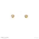 4,5-Brinco 2 Brilhantes 0,09ct 0,76g Ouro Amarelo 18k - Coleção Only You