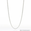 Colar Riviera 6,24 ct · Ouro Branco 18k