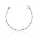 4-Pulseira Riviera 69 Brilhantes 2,99ct 5,52g 16,50cm Ouro Branco 18k - Coleção Rivieras