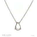Colar 3,97 ct · Ouro Branco 18k