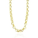 40-Choker g Elo Português Oco Fecho Boia 40cm 9,61g Ouro Amarelo 18k - Coleção Elos Power