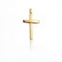 M-Pingente Cruz 45x25mm 3,60g Ouro Amarelo 18k - Coleção Crucifixo