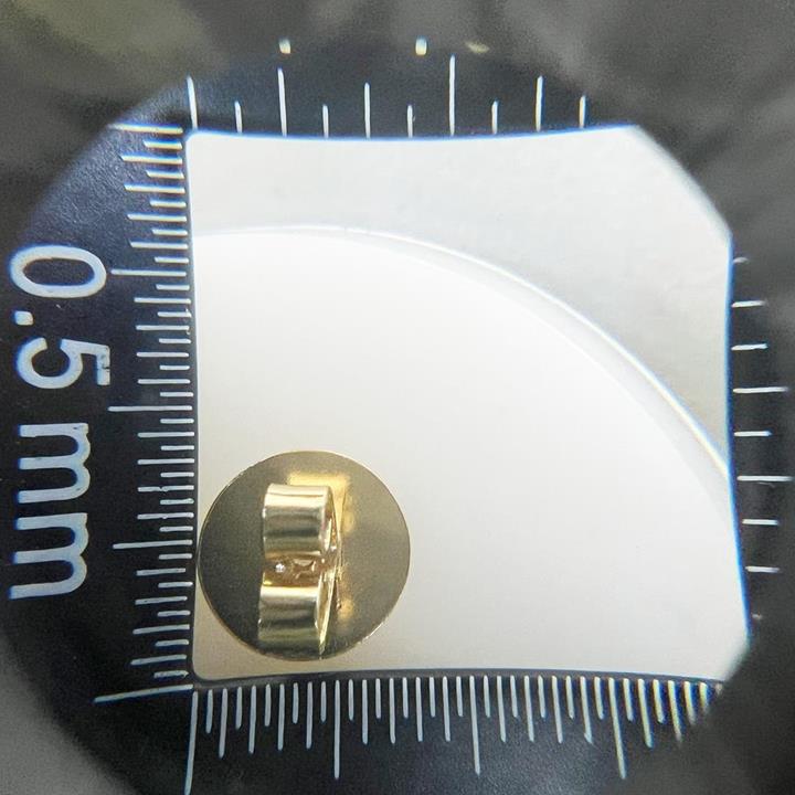 M-TARRAXA REDONDA 8MM 0,52G OURO AMARELO 18K