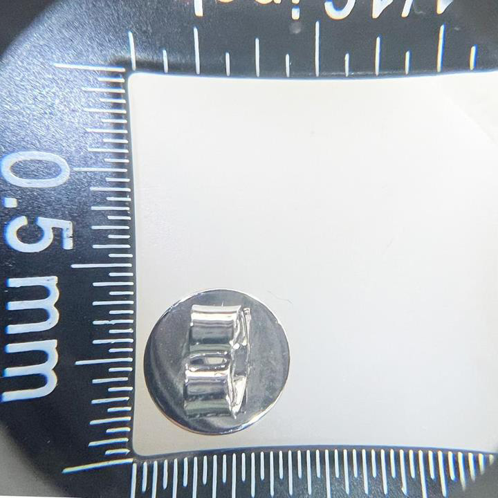M-TARRAXA REDONDA 8MM 0,52G OURO BRANCO 18K