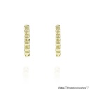 P-Argola Lisa 8mm Bolinha 0,71g Ouro Amarelo 18k - Coleção Kids