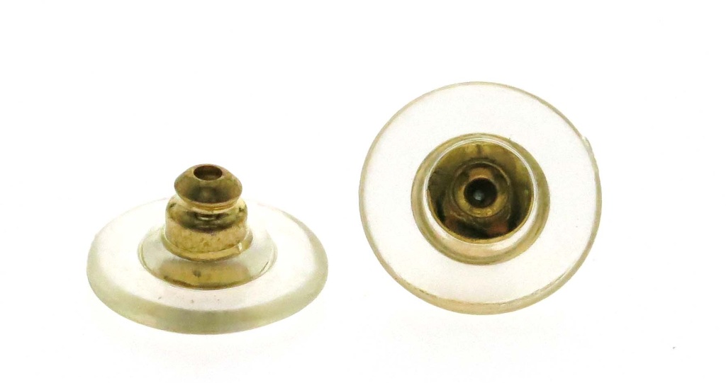 Par de Tarraxa Plástico Dourada com Alumínio 11.50 mm