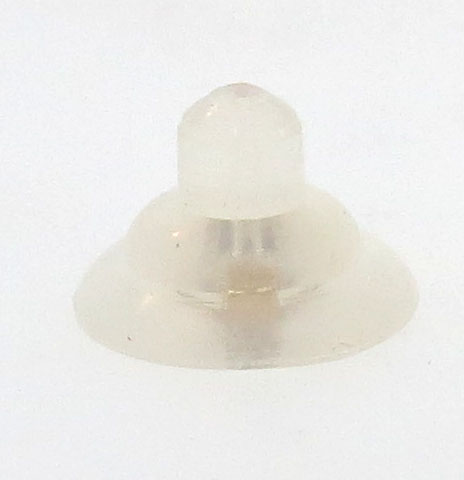 Par de Tarraxas Silicone com Ouro 0,50g Oa/ob