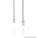 5-Colar Riviera 188 Brilhantes 10,38ct G/h VS1/VS2 50cm 20,63g Ouro Branco 18k - Coleção Rivieras