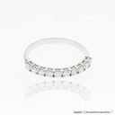 5-Meia Aliança 10 Brilhantes 0,54ct g VS1 2,32g Ouro Branco 18k - Coleção Soulmates