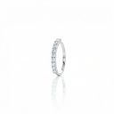 5-Meia Aliança 10 Brilhantes 0,60ct H SI1 2,07g Ouro Branco 18k - Coleção Soulmates