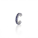 Piercing de Encaixe 13 Tanzanitas 1,09ct 1,60g Ouro Branco 18k - Coleção Young