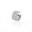 Piercing de Encaixe 5 Fileiras 53 Brilhantes 0,52ct H/i SI1 2,80g Ouro Amarelo 18k com Ródio Branco - Coleção Young