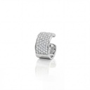 Piercing de Encaixe 5 Fileiras 53 Brilhantes 0,53ct H/i SI1 2,80g Ouro Branco 18k - Coleção Young