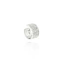 Piercing de Encaixe 5 Fileiras 63 Brilhantes 0,56ct 4,08g Ouro Branco 18k- Coleção Young