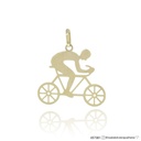 Pingente Ciclista Homem 0,50g Ouro Amarelo 18k - Coleção About Me