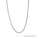 1,3-Colar Riviera Coroa 77 Brilhantes 1,15ct H/i SI1 40cm com Extensor 10,75g Ouro Branco 18k - Coleção Rivieras