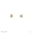 50-BRINCO SOLITARIO 2 BRILHANTES 1,04CT G VS1/VVS2 1,68G OURO AMARELO 18K - EGL  - COLEÇAO ONLY YOU