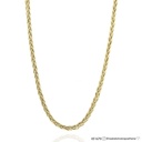 50-Corrente g Palmeira Fecho Boia 50cm 14,0g Ouro Amarelo 18k - Coleção Elos Power