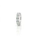 50-Meia Aliança 5 Brilhantes 2,54ct g VS1 5,49g Ouro Branco 18k - Certificado EGL 1701852024/1701879841/1701879033/1701878941/1701879639 - Coleção Soulmates
