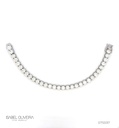 50-Pulseira Riviera 31 Brilhantes 15,58ct g VVS2/VS2 16,50cm 14,62g Ouro Branco 18k - Certificados EGL - Coleção Rivieras
