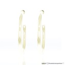 Argola Aberta 55mm Ouro Amarelo 18k